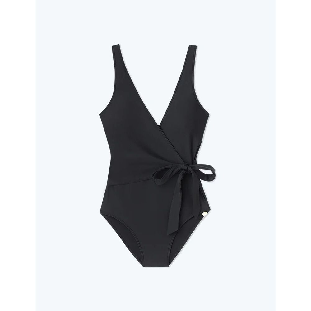 SummerSalt Perfect Wrap One Piece Compressive Size 22 Sea Urchin Black $115 MSRP
